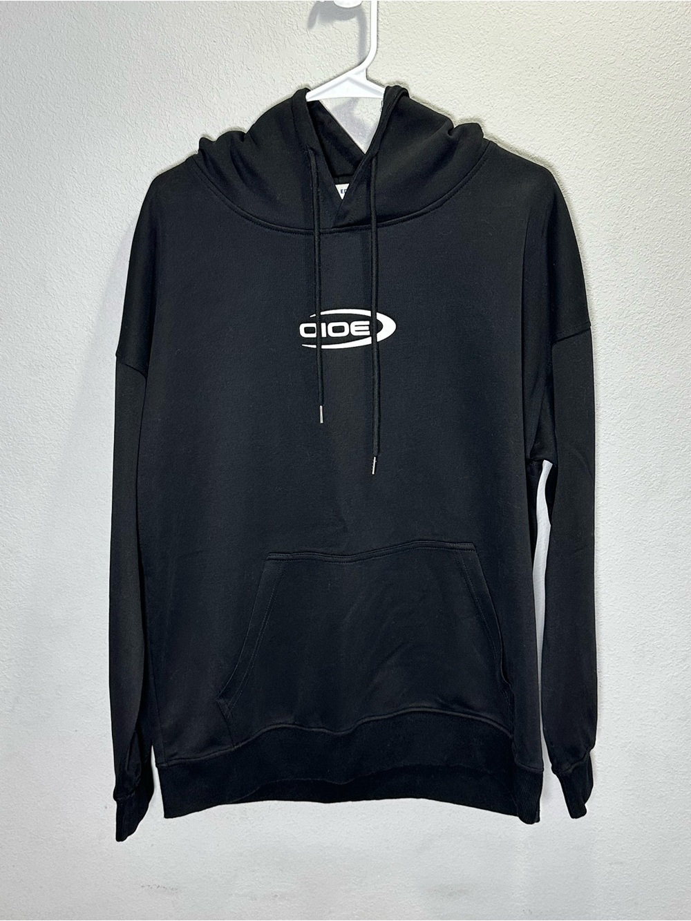 Aelfric Eden Black Hoodie with White Logo